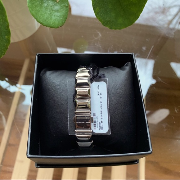 Rebecca Minkoff BFFL Silver Tone Bracelet Watch - Picture 3 of 4